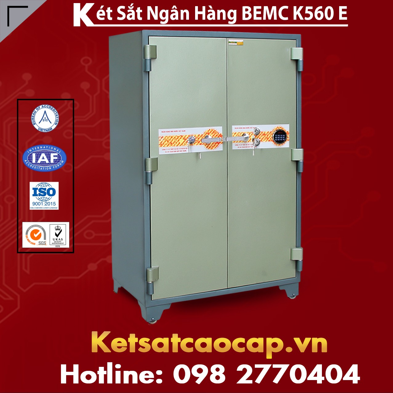 Két Sắt Ngân Hàng BEMC K560E Các Tiêu Chí Chọn Mua Két Điện Tử Cao Cấp